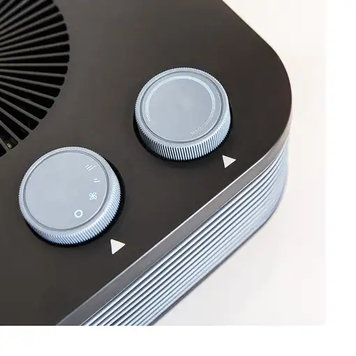 Cecotec 08255 calefactor eléctrico Interior Negro, Gris 2000 W Ventilador eléctri