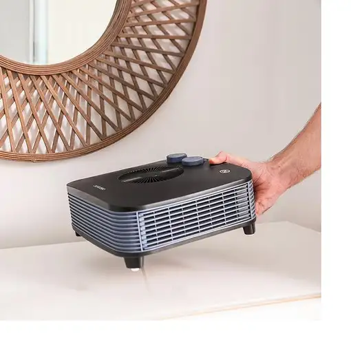 Cecotec 08255 calefactor eléctrico Interior Negro, Gris 2000 W Ventilador eléctri