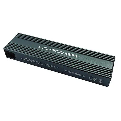 LC-Power LC-M2-C-MULTI-3 caja para disco duro externo Caja externa para unidad de