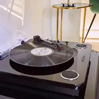 Energy Sistem BlackSpin Tocadiscos de tracción por correa Negro, Transparente