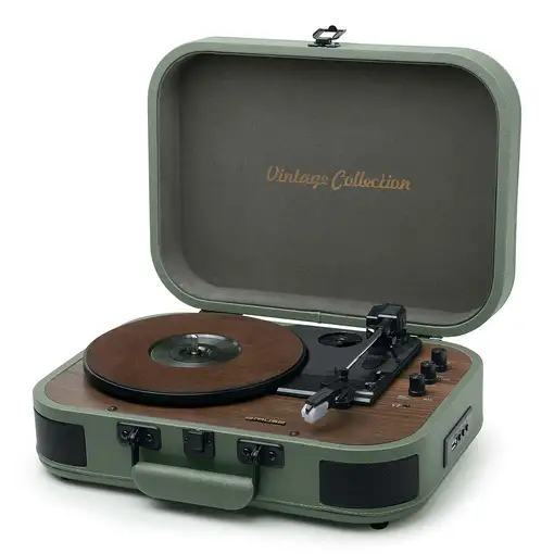 Muse MT-207 PGR tocadisco Tocadiscos de tracción directa Verde Automático