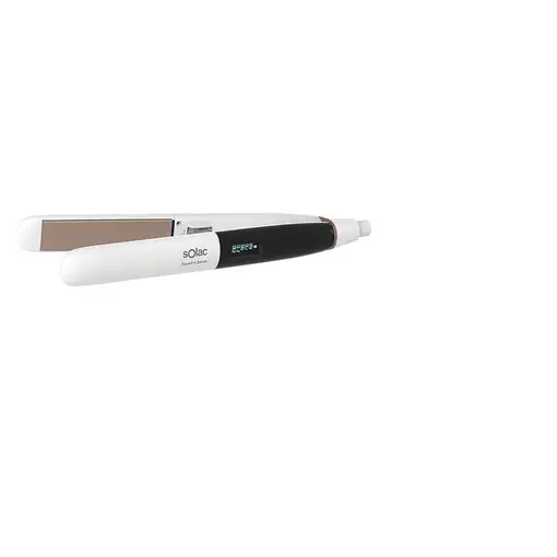 Solac Expert 4 Sense PP7262 Plancha de pelo Caliente Negro, Blanco 55 W