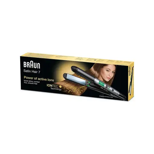Braun Satin Hair 7 ST710 Plancha de pelo Caliente Negro 2 m