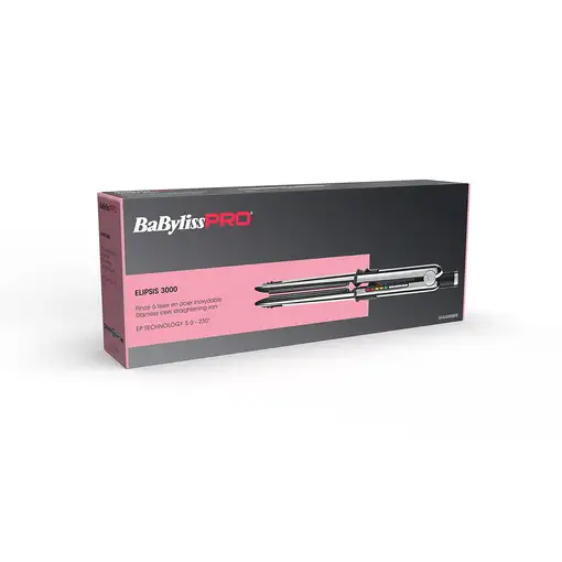 BaByliss ELIPSIS3000 STYLER Plancha de pelo Caliente Negro 55 W 2,7 m