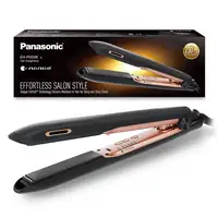 Panasonic EH-PHS9KK825 Utensilio de peinado Plancha de pelo Vapor Negro 2,7 m