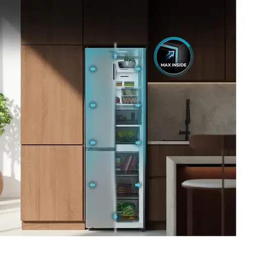 Frigoríficos сombis Independiente 409 L Acero inoxidable A01_EU01_109114 CECOTEC