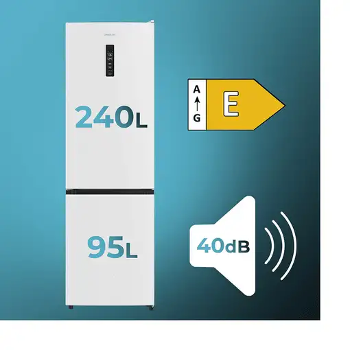 Frigoríficos сombis Independiente 335 L Blanco A01_EU01_109100 CECOTEC