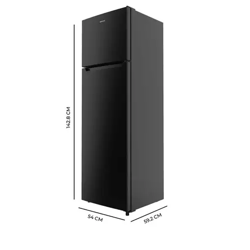 Frigoríficos dos puertas Independiente 261 L Negro 02134 CECOTEC
