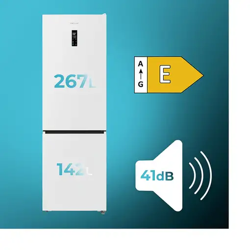 Frigoríficos сombis Independiente 409 L Acero inoxidable A01_EU01_109113 CECOTEC