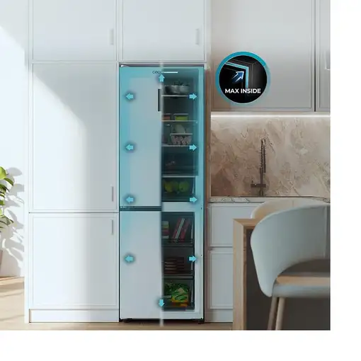 Frigoríficos сombis Independiente 409 L Acero inoxidable A01_EU01_109113 CECOTEC