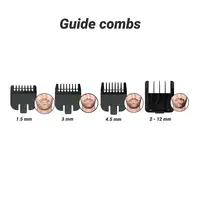 Wahl GroomsMan Pro Batería Negro, Acero inoxidable
