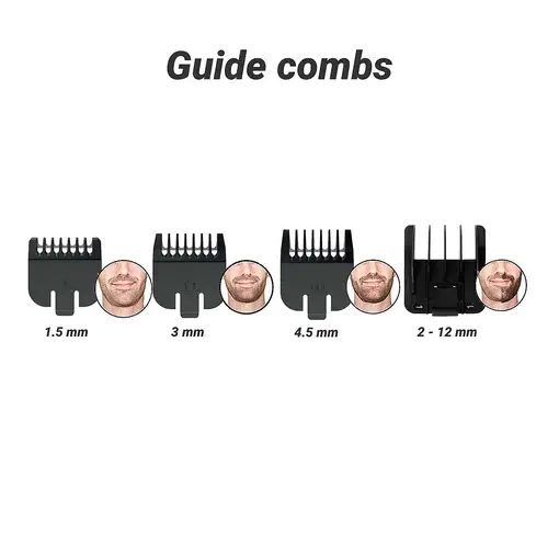 Wahl GroomsMan Pro Batería Negro, Acero inoxidable