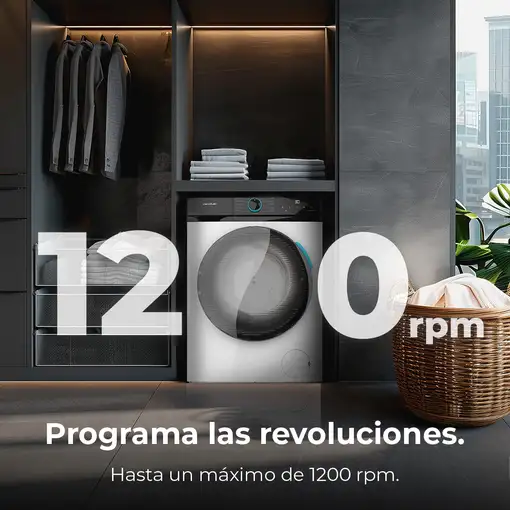 Cecotec Lavadora de carga frontal Bolero DressCode 8110 Inverter