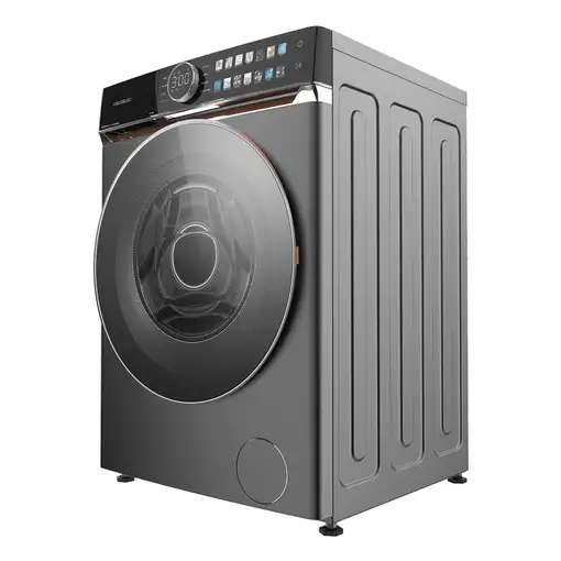 Lavadora carga frontal 12 kg 1400 RPM Acero 01918 CECOTEC