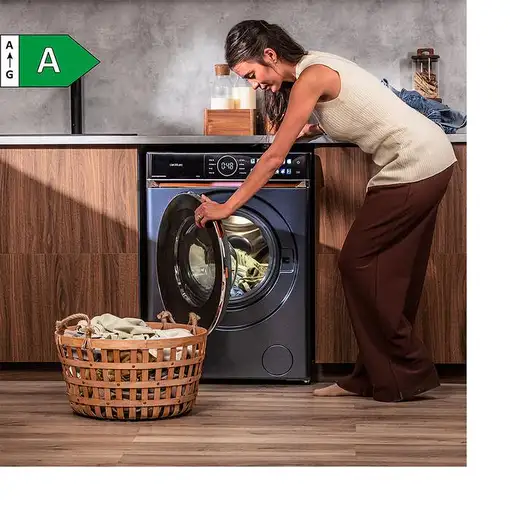 Lavadora carga frontal 10 kg 1400 RPM Azul 01917 CECOTEC