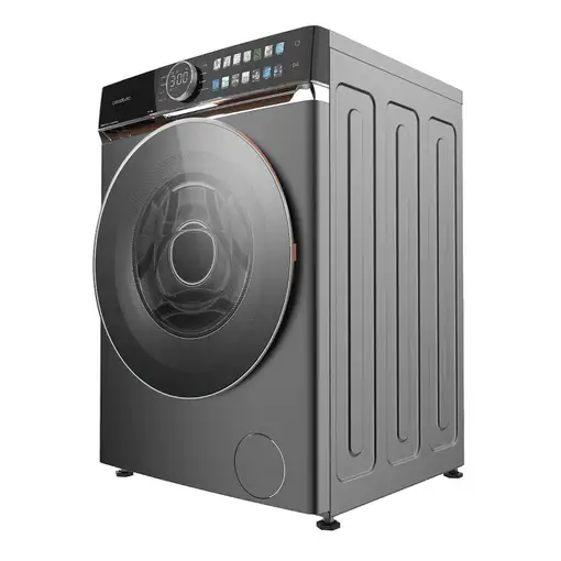 Lavadora carga frontal 10 kg 1400 RPM Acero 01409 CECOTEC