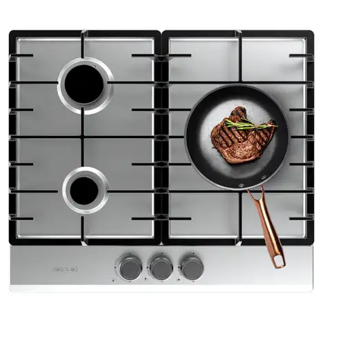 Cecotec Bolero Squad G 3200F Inox Acero inoxidable Integrado 58 cm Encimera de ga