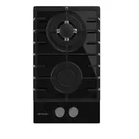 Cecotec Bolero Squad G 2200F Glass Black Negro Integrado 29 cm Encimera de gas 2