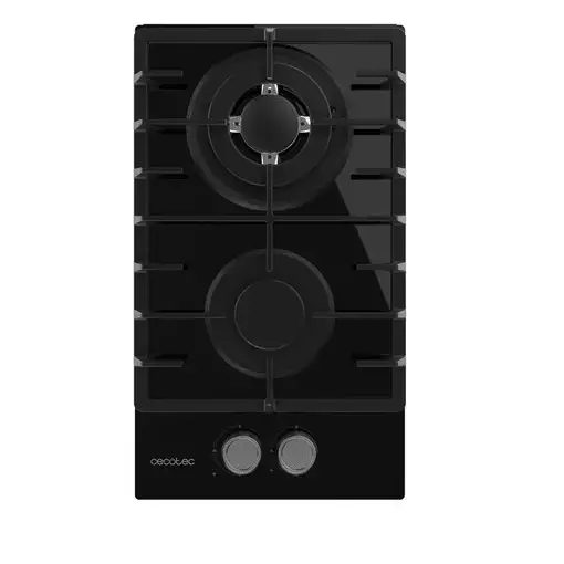 Cecotec Bolero Squad G 2200F Glass Black Negro Integrado 29 cm Encimera de gas 2