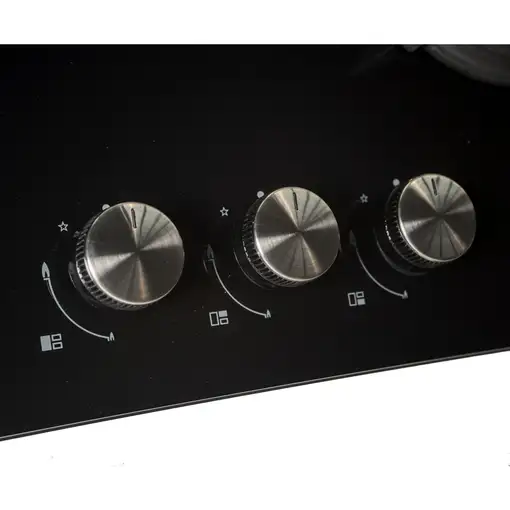 Sauber SECGB05 Negro Integrado 60 cm Encimera de gas 3 zona(s)