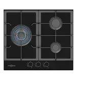 Vitrokitchen CG65NB Negro Integrado 58 cm Encimera de gas 3 zona(s)