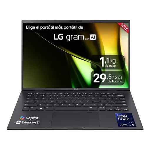 LG Gram 14Z90S Intel Core Ultra 7 155H Portátil 35,6 cm (14'') WUXGA 16 GB LPDDR5-