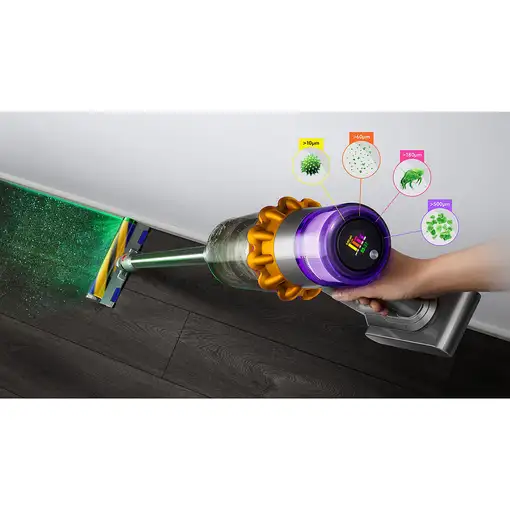 Dyson V15 Detect Absolute Aspiradora escoba 2 en 1 Batería Secar Sin bolsa 0,76 L
