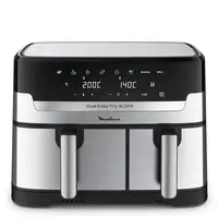 Moulinex Dual Easy Fry EZ905D20 freidora Doble 8,3 L Independiente 2450 W Freidora