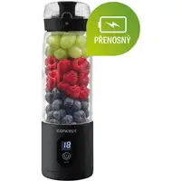 Concept SM4001 licuadora 0,58 L Batidora de vaso portátil 315 W Negro, Acero inox
