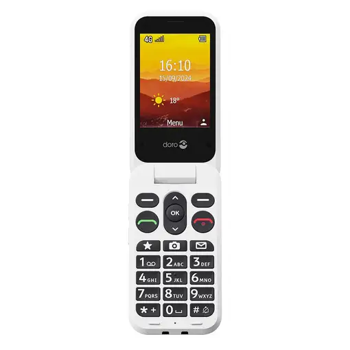 Doro Leva L30 7,11 cm (2.8") 142,7 g Rojo, Blanco Característica del teléfono