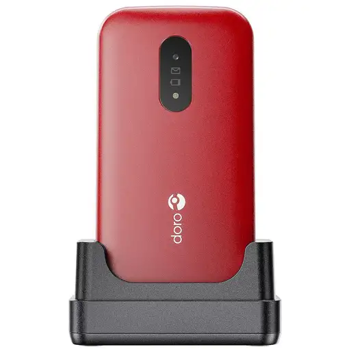 Doro 2820 7,11 cm (2.8") 116,9 g Rojo, Blanco Teléfono básico