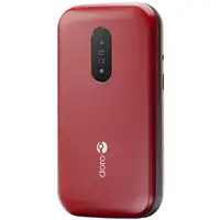 Doro 2820 7,11 cm (2.8") 116,9 g Rojo, Blanco Teléfono básico