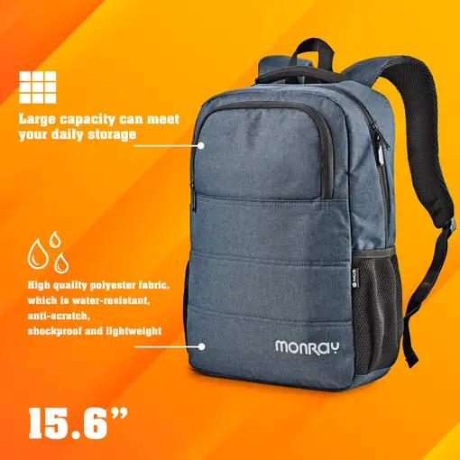 Mochila monray sacks charter para portÁtiles hasta 15.6' azul