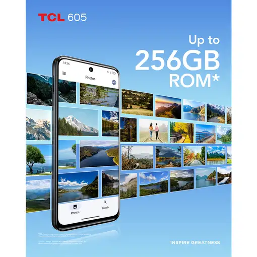 TCL 605 16,9 cm (6.67") SIM doble Android 15 4G USB Tipo C 8 GB 256 GB 5200 mAh A