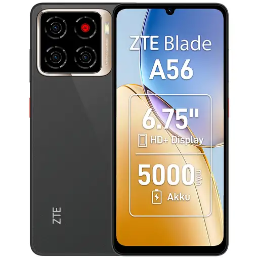 ZTE Blade A56 17,1 cm (6.75") SIM doble Android 15 4G USB Tipo C 4 GB 64 GB 5000
