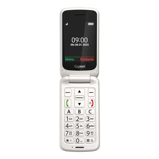 Gigaset GL595 7,11 cm (2.8") 114 g Blanco Teléfono para personas mayores