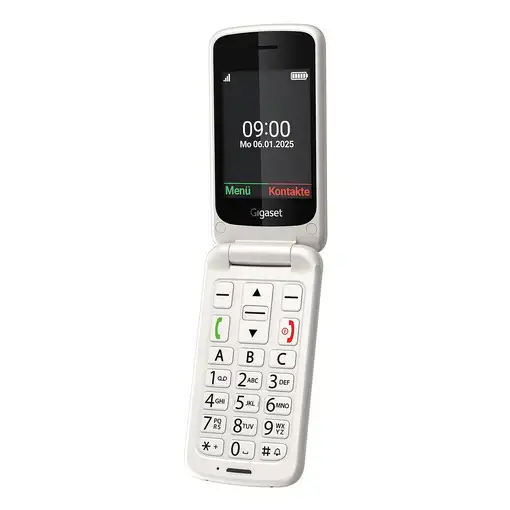 Gigaset GL595 7,11 cm (2.8") 114 g Blanco Teléfono para personas mayores