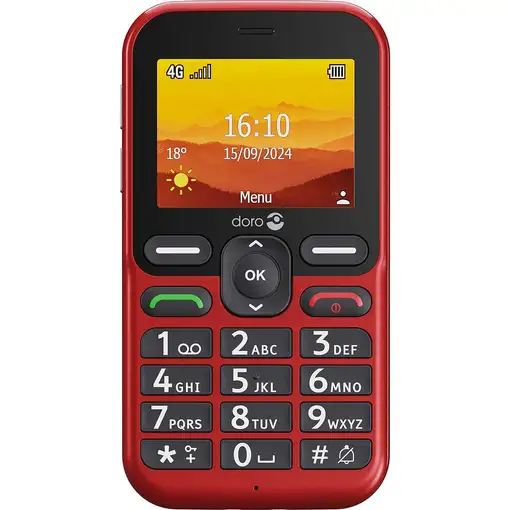 Doro Leva L10 6,1 cm (2.4") 120,7 g Rojo Característica del teléfono