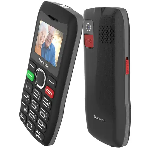 Telefonía móvil 32MB + Negro FUNKER