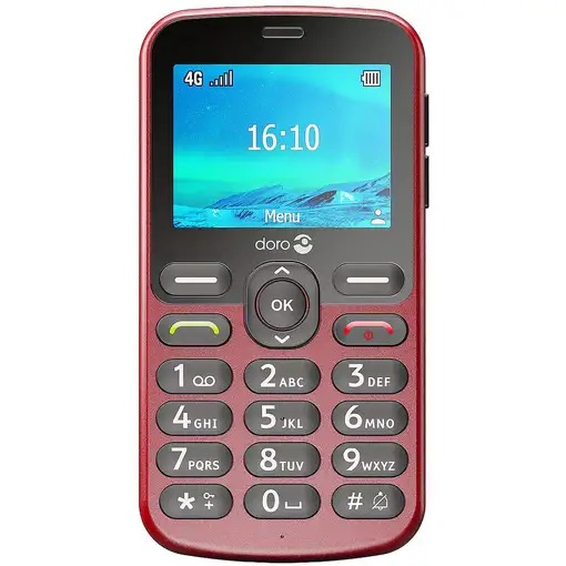 Doro 1880 6,1 cm (2.4") 113,7 g Rojo Teléfono básico