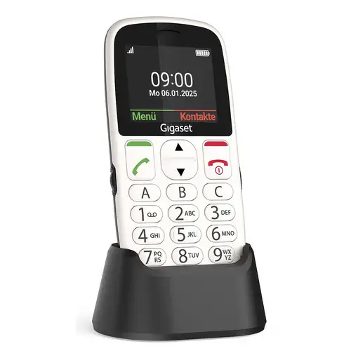 Gigaset GL395 5,59 cm (2.2") 90 g Blanco Teléfono para personas mayores