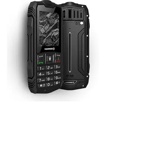 myPhone Hammer Rock 6,1 cm (2.4") 155 g Negro Teléfono con cámara