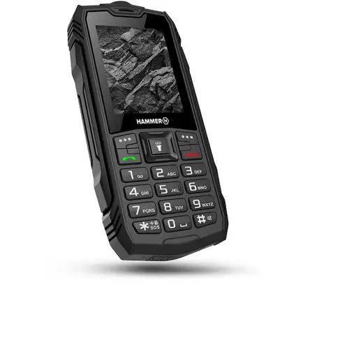 myPhone Hammer Rock 6,1 cm (2.4") 155 g Negro Teléfono con cámara