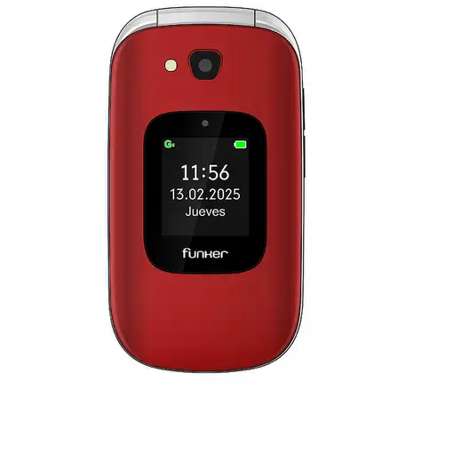 Telefonía móvil 48MB + GB Rojo FUNKER