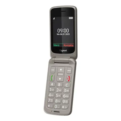 Gigaset GL595 7,11 cm (2.8") 114 g Gris Teléfono para personas mayores