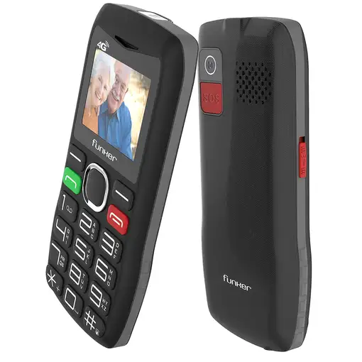 Telefonía móvil 48MB + Negro FUNKER