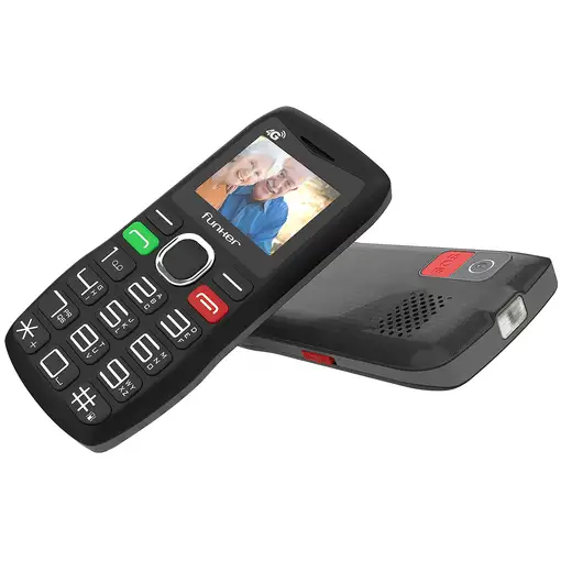 Telefonía móvil 48MB + Negro FUNKER