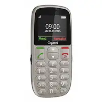 Gigaset GL395 5,59 cm (2.2") 90 g Gris Teléfono para personas mayores