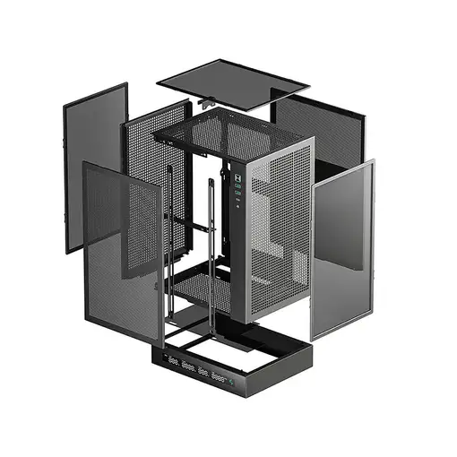 DeepCool R-CH170-BKNPI0D-G-1 carcasa de ordenador Torre Negro