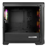 GENESIS Irid 503 ARGB Micro Torre Negro, Transparente